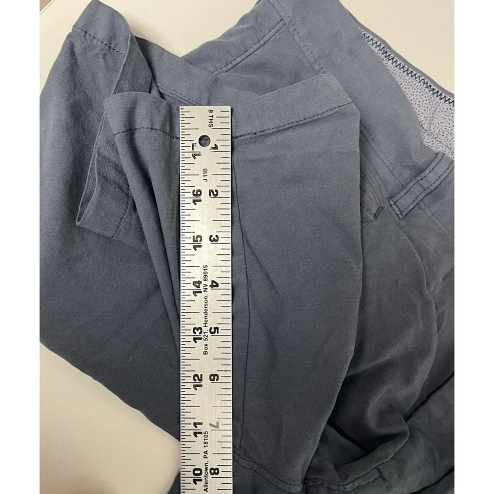 Johnnie-O Santiago Cotton Stretch Shorts sz 36 Blue Wake Pima Cotton